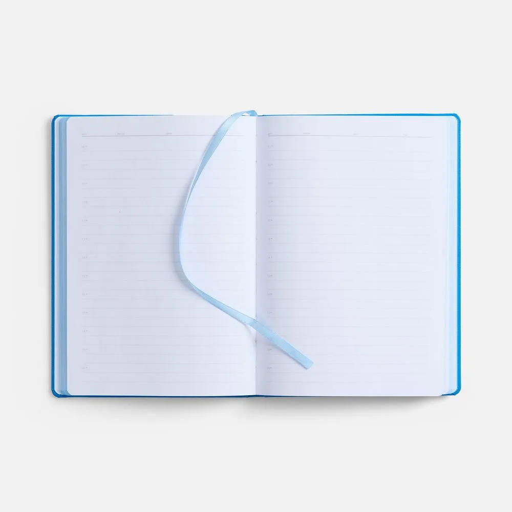 Ежедневник Peel, недатированный, голубой