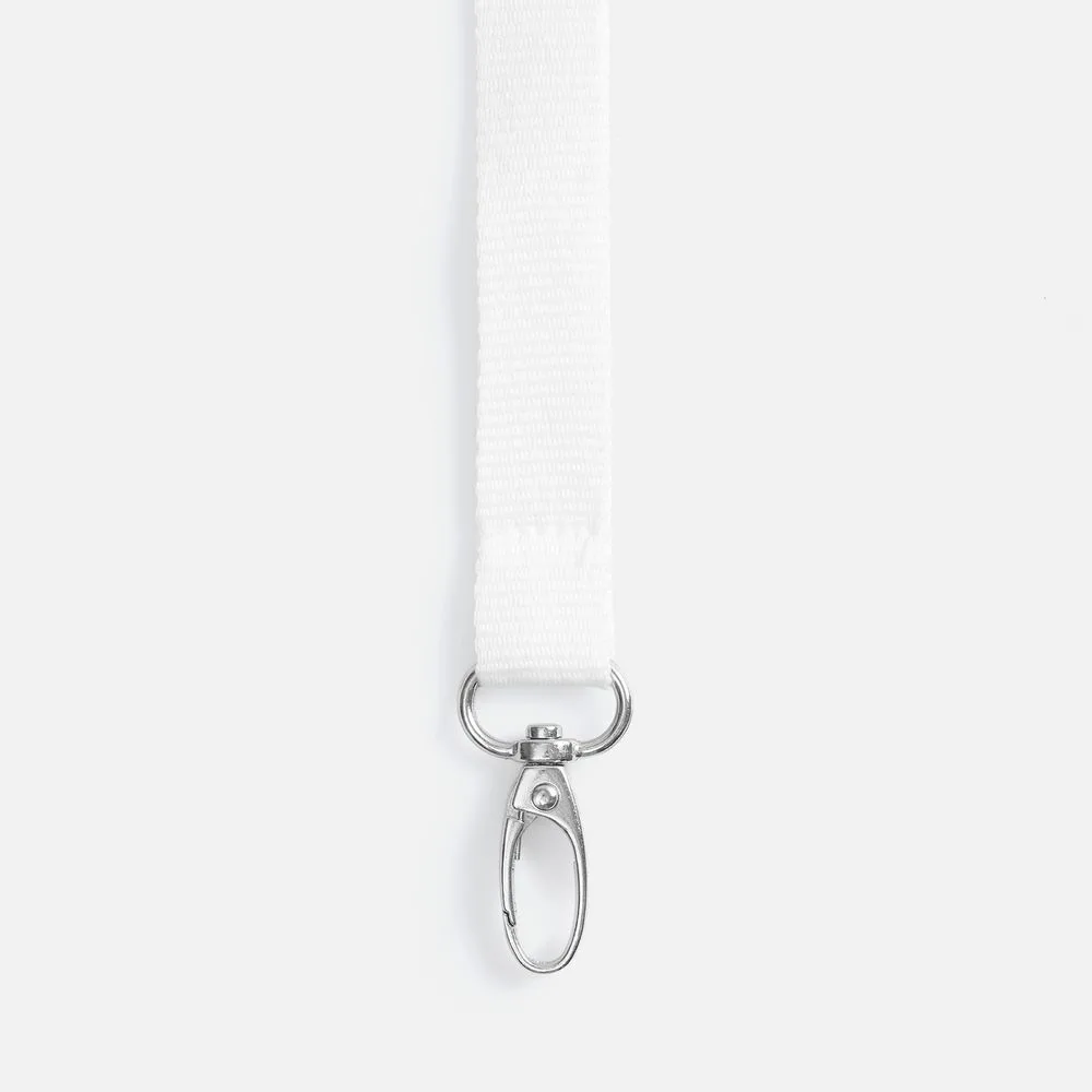 Лента для бейджа Pin, белая