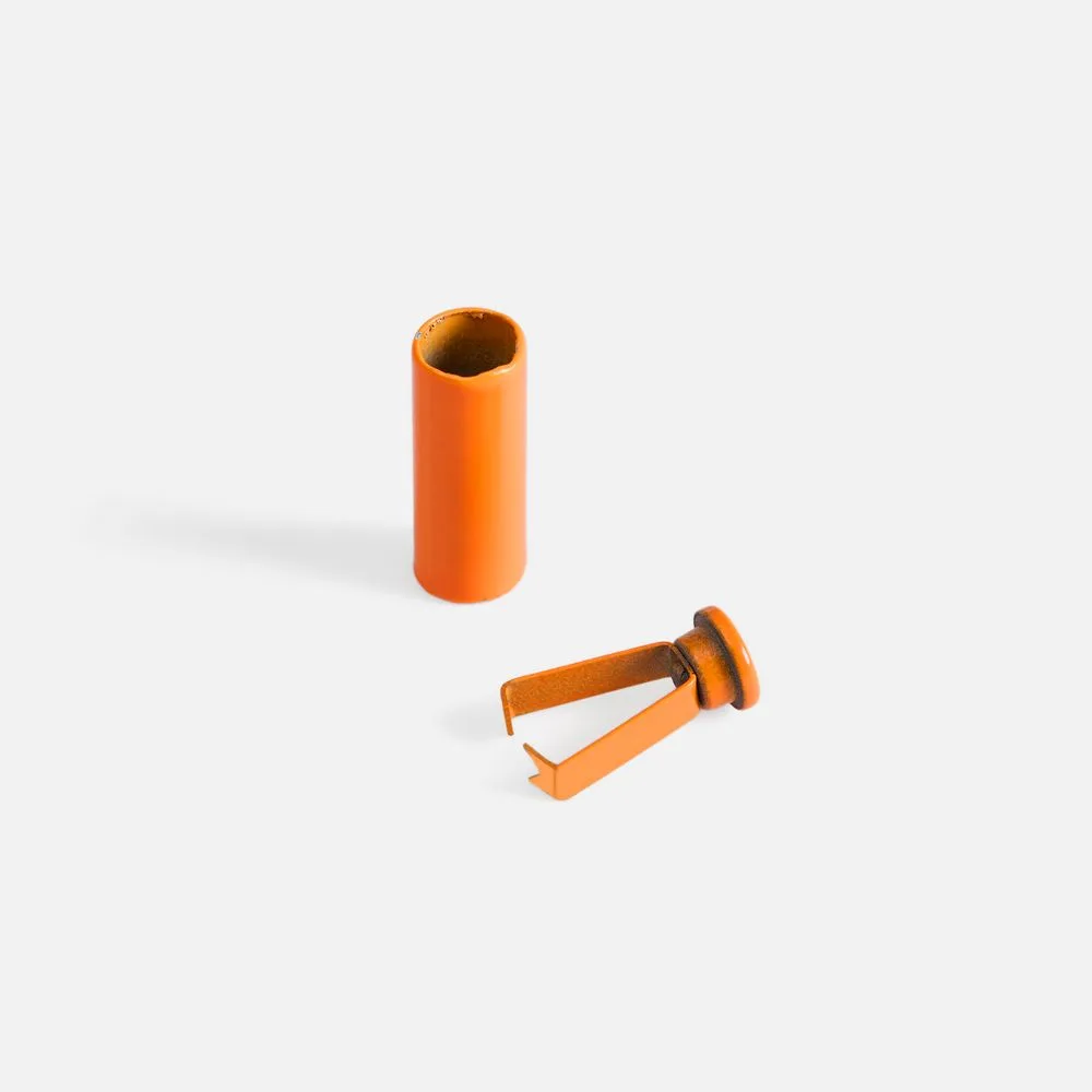 Наконечник для шнурка Nozzle, ver.2, оранжевый неон