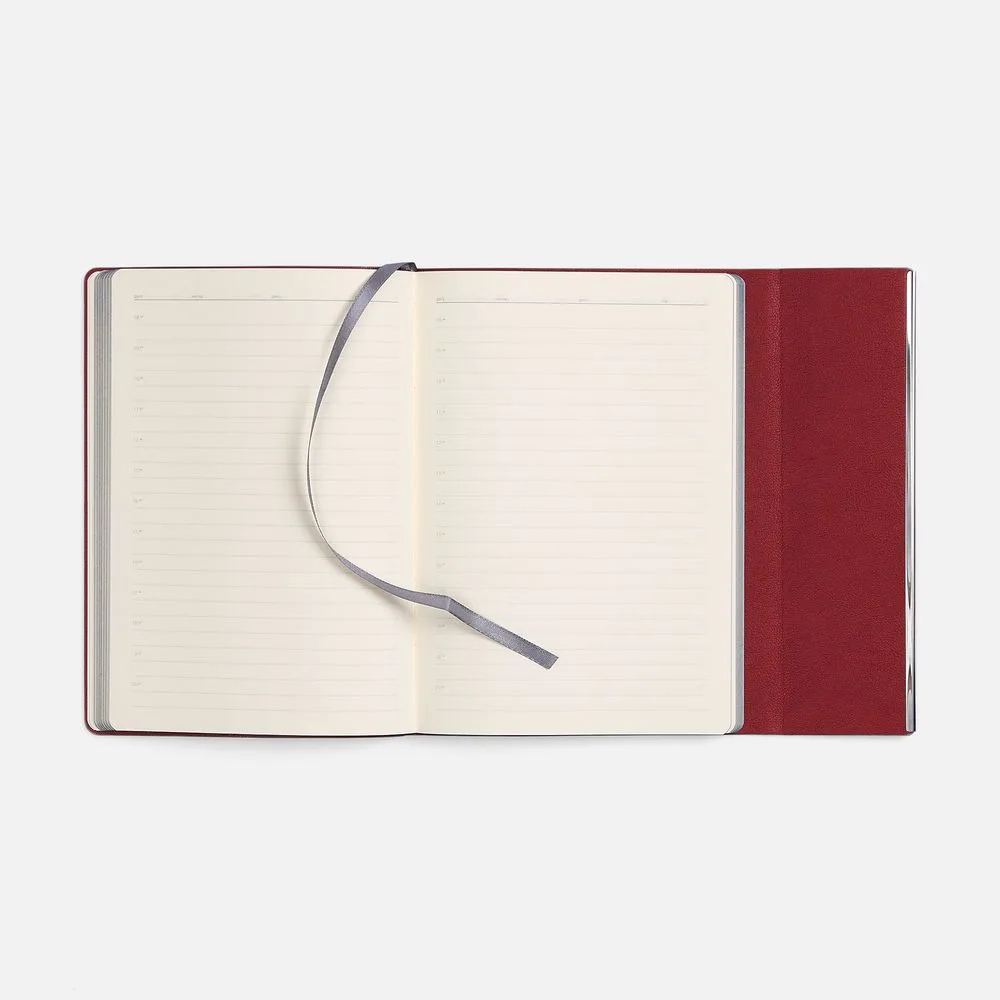 Ежедневник Petrus Flap, недатированный, красный