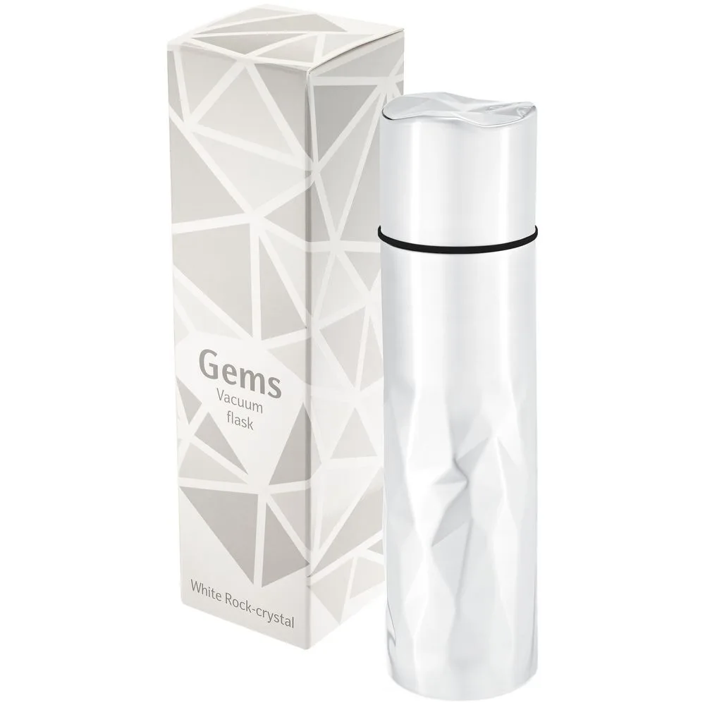Термос Gems White Rock Crystal, белый горный хрусталь
