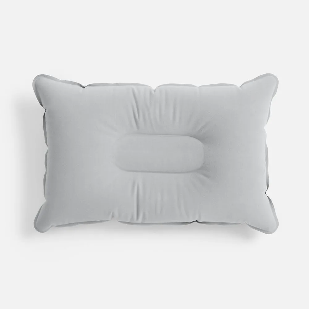 Надувная подушка Pillowish, серая