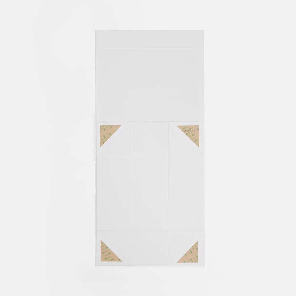 Коробка складная Quadra Fold, белая