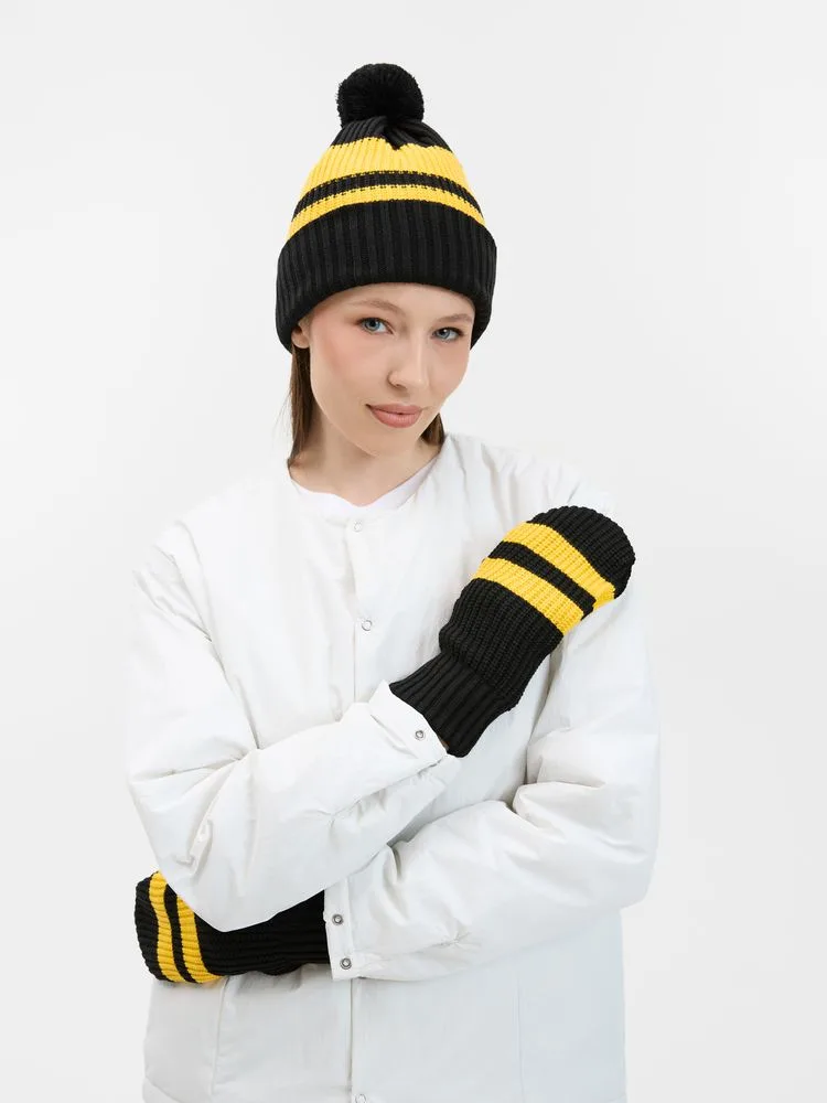 Варежки Winwear, черные, размер L/XL