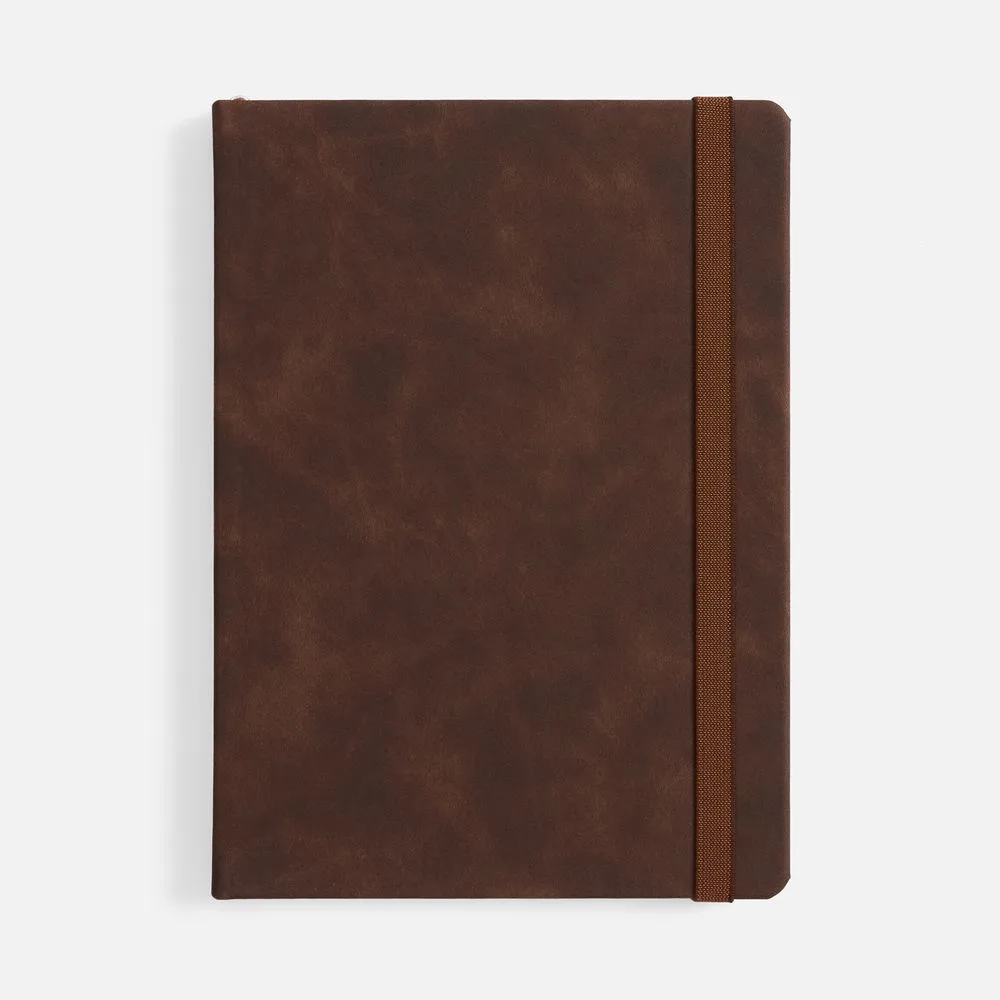 Ежедневник Urban Hard, недатированный, коричневый