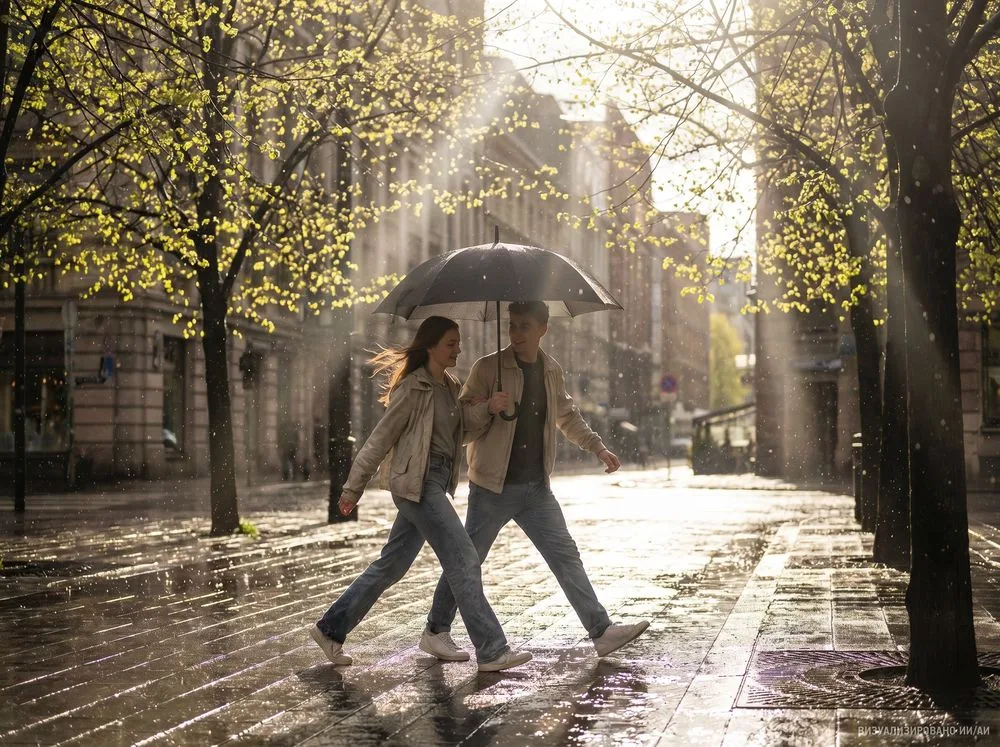 Зонт-трость Sombrella, черный