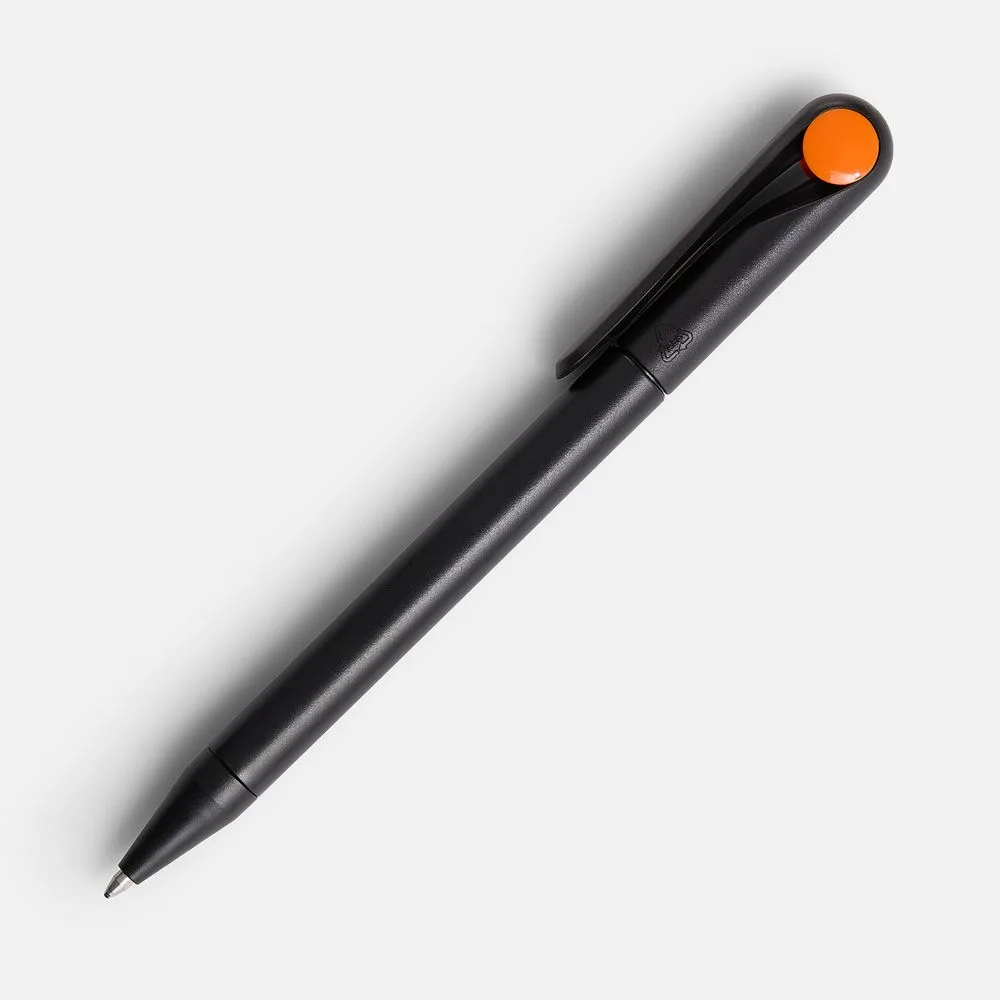 Ручка шариковая Prodir DS1 TMM Dot, черная с оранжевым