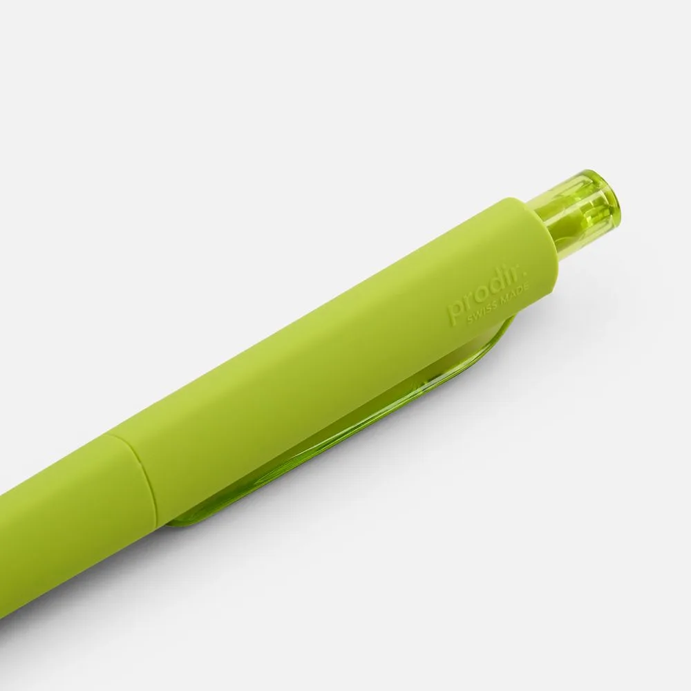 Ручка шариковая Prodir DS8 PRR-T Soft Touch, зеленая