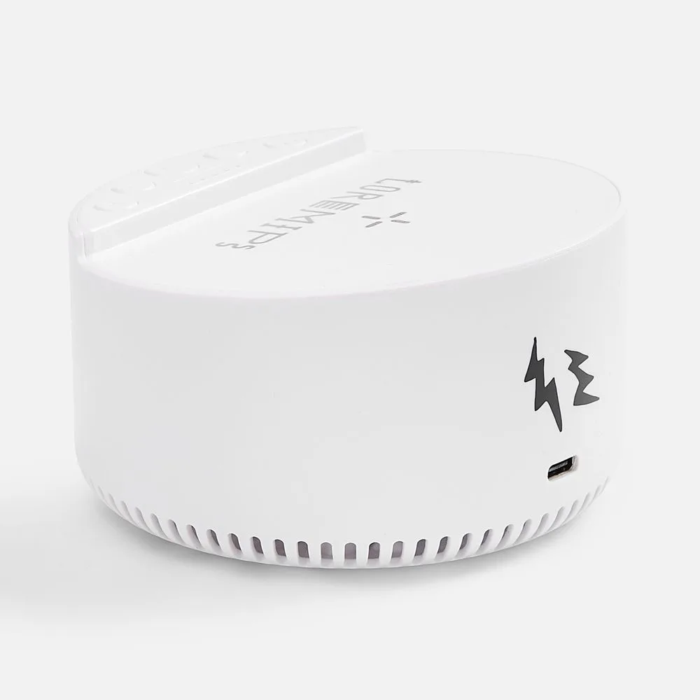 Bluetooth-колонка с беспроводной зарядкой relaxTime, белая