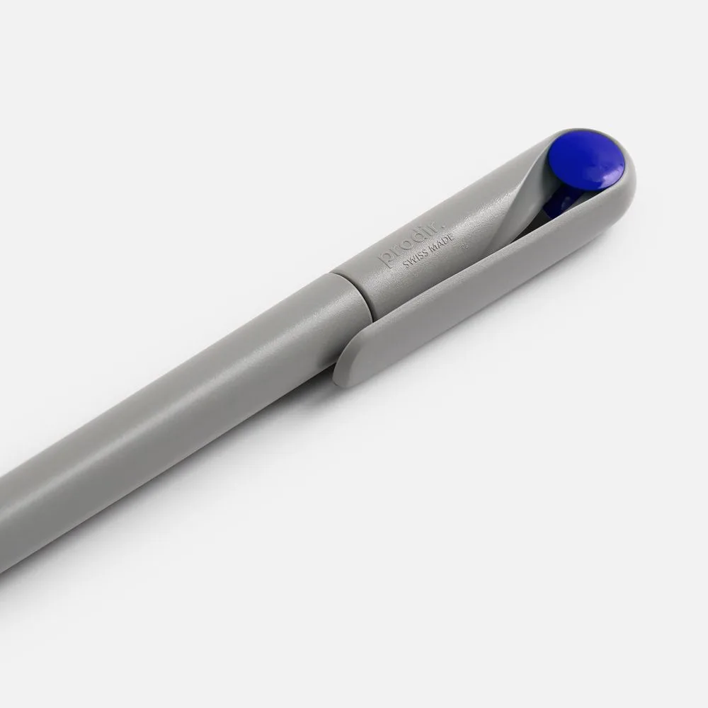 Ручка шариковая Prodir DS1 TMM Dot, серая с синим