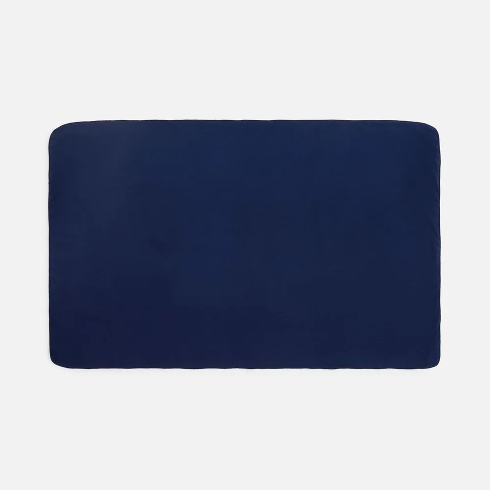 Флисовый плед Warm&Peace XL, синий