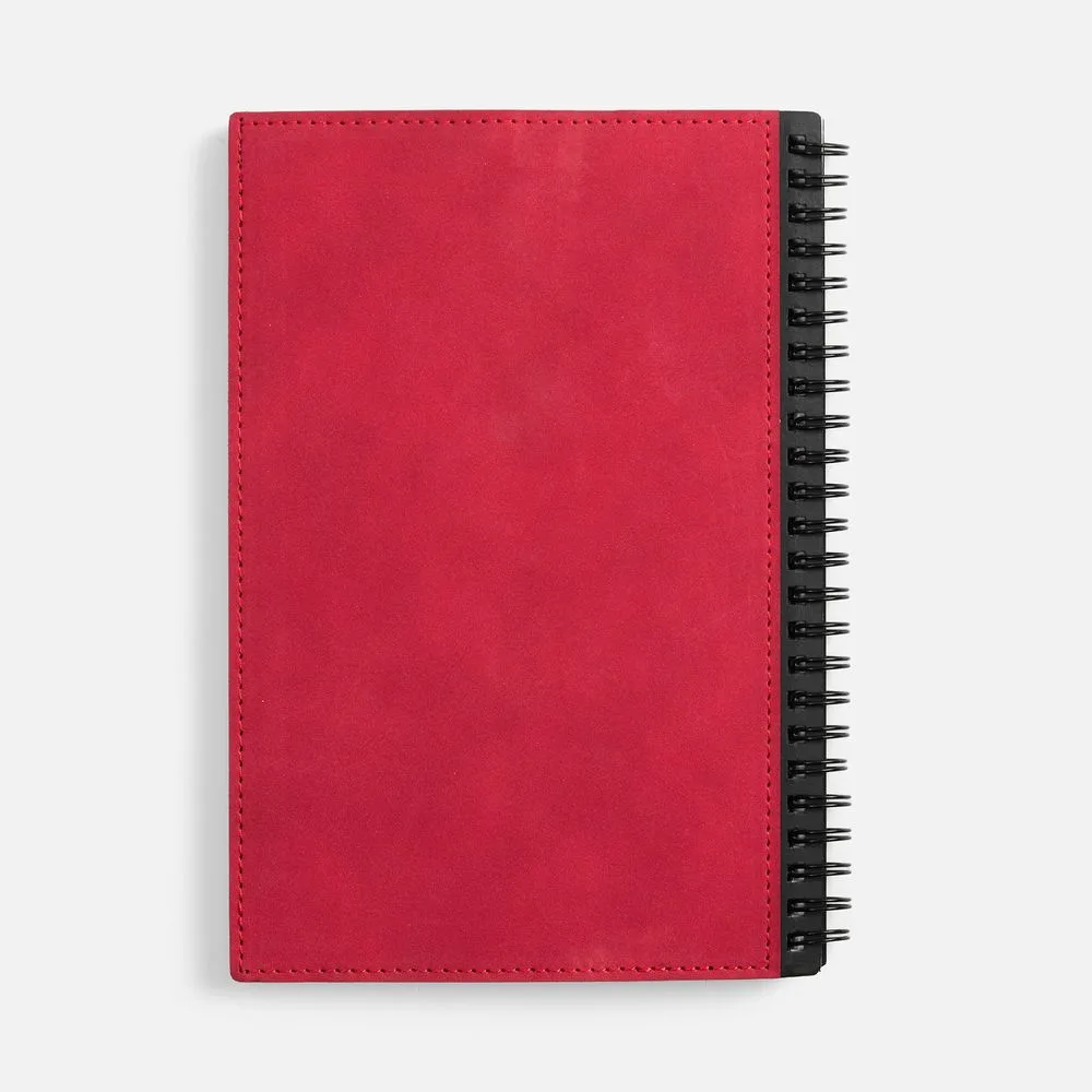 Ежедневник Notera Maxi, недатированный, красный