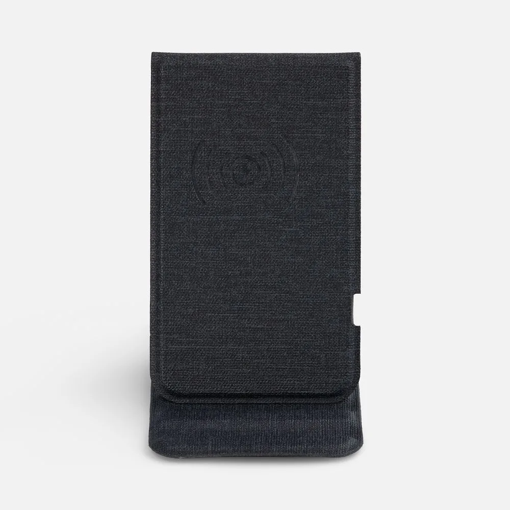 Подставка для смартфона с беспроводной зарядкой Kickstand, серая