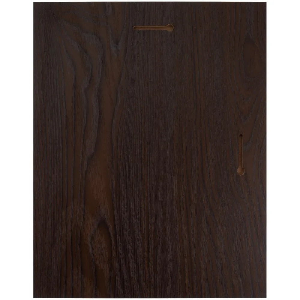 Плакетка Plaque XL, венге с золотистой пластиной
