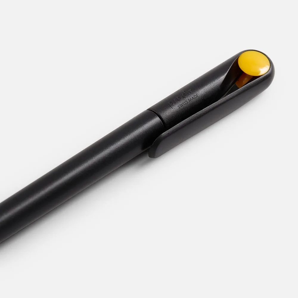 Ручка шариковая Prodir DS1 TMM Dot, черная с желтым