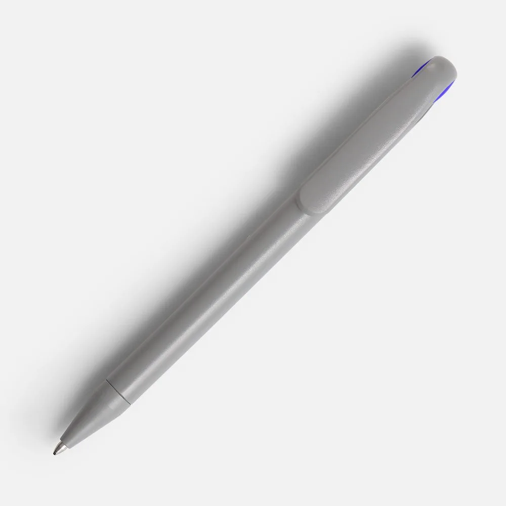 Ручка шариковая Prodir DS1 TMM Dot, серая с синим