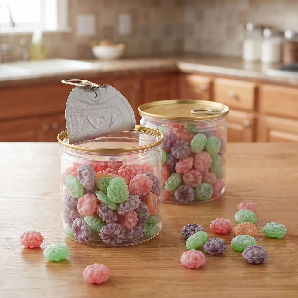 Карамель леденцовая Candy Crush, со вкусом фруктов, с прозрачной крышкой