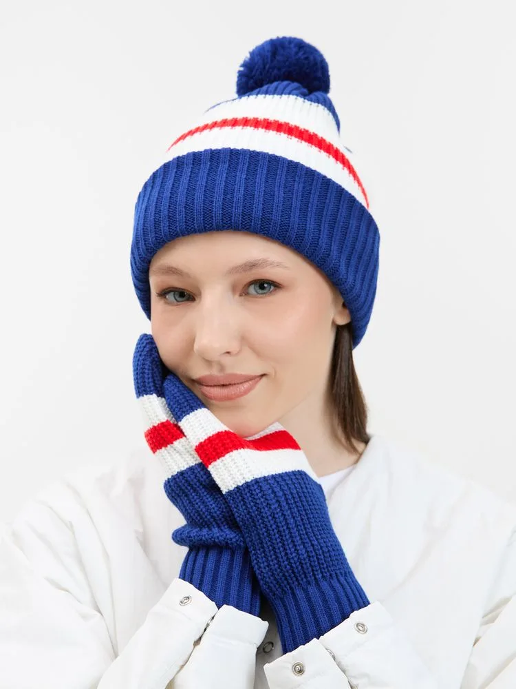 Варежки Winwear, темно-синие (кобальт), размер L/XL