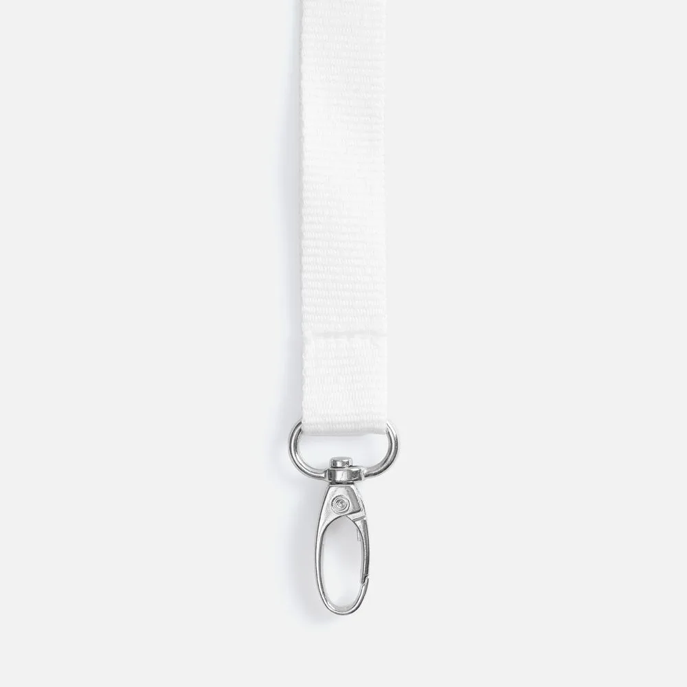 Лента для бейджа Pin, белая