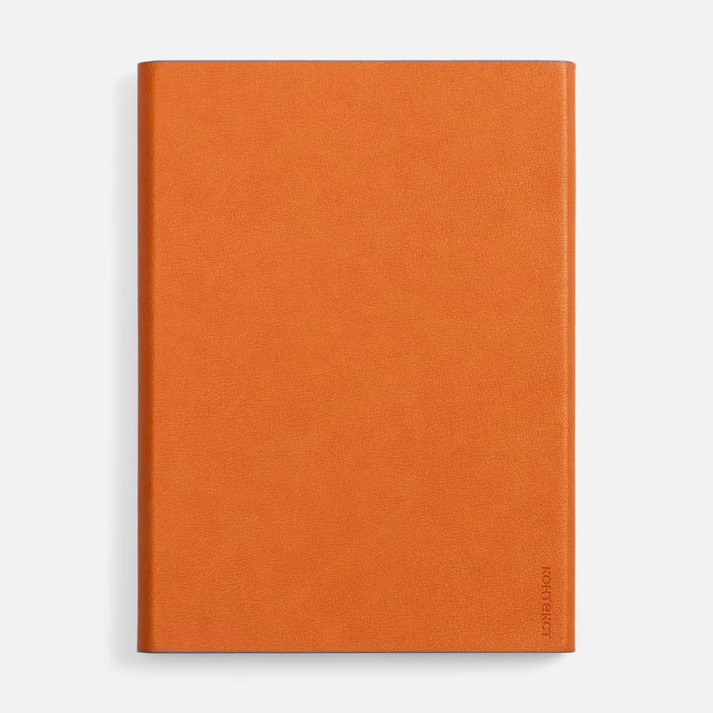 Ежедневник Petrus Flap, недатированный, оранжевый