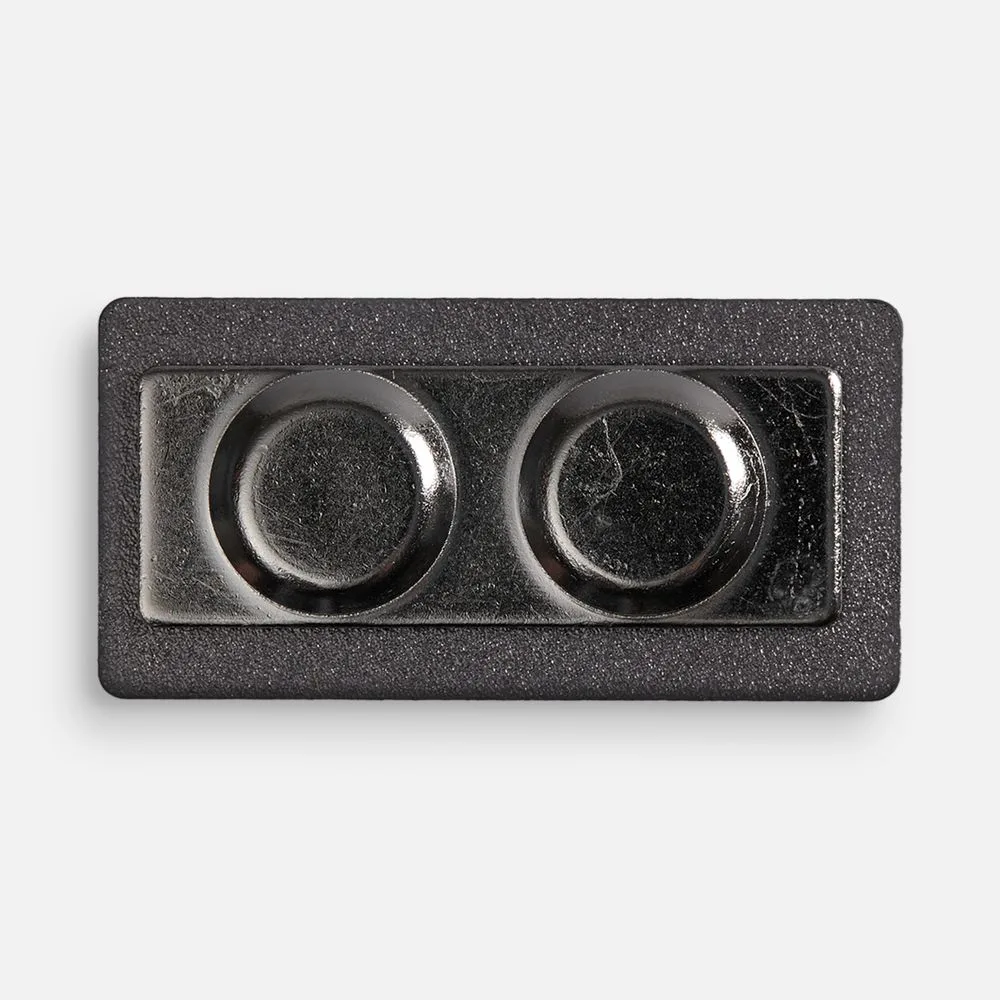 Значок Magnet Matto, серый металлик