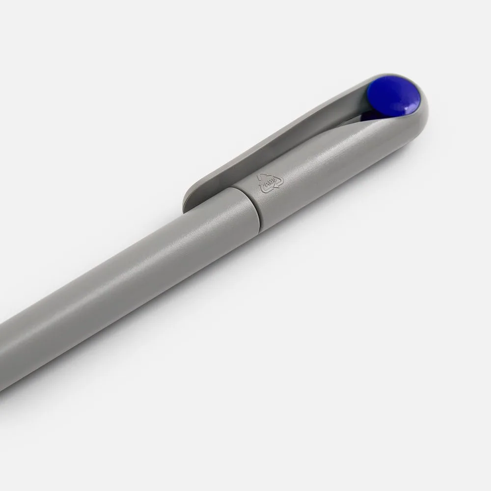 Ручка шариковая Prodir DS1 TMM Dot, серая с синим
