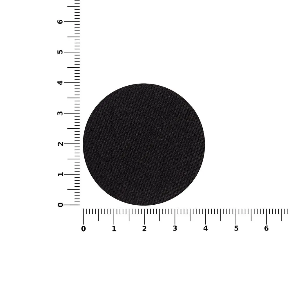 Наклейка тканевая Lunga Round, M, черная