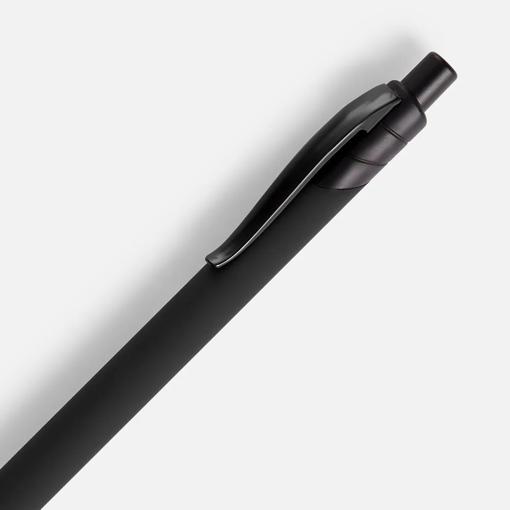 Ручка шариковая Undertone Black Soft Touch, черная