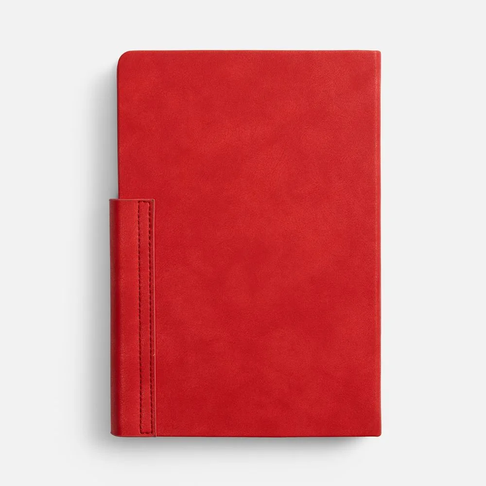 Ежедневник Leadmark, недатированный, красный