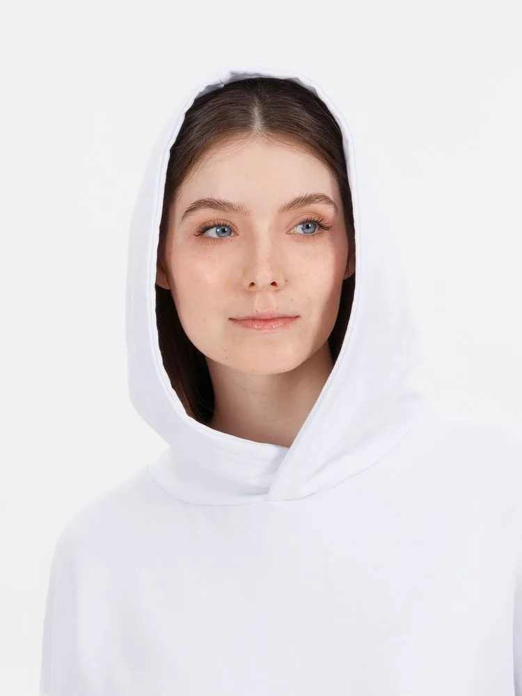 Худи оверсайз унисекс Outshine, белое