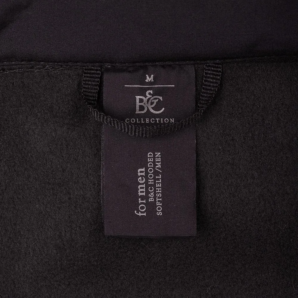 Куртка мужская Hooded Softshell черная