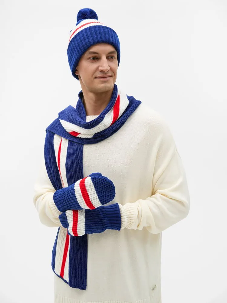 Шапка Winwear, темно-синяя (кобальт)