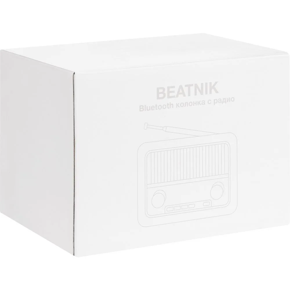 Bluetooth-колонка с радио Beatnik, коричневая