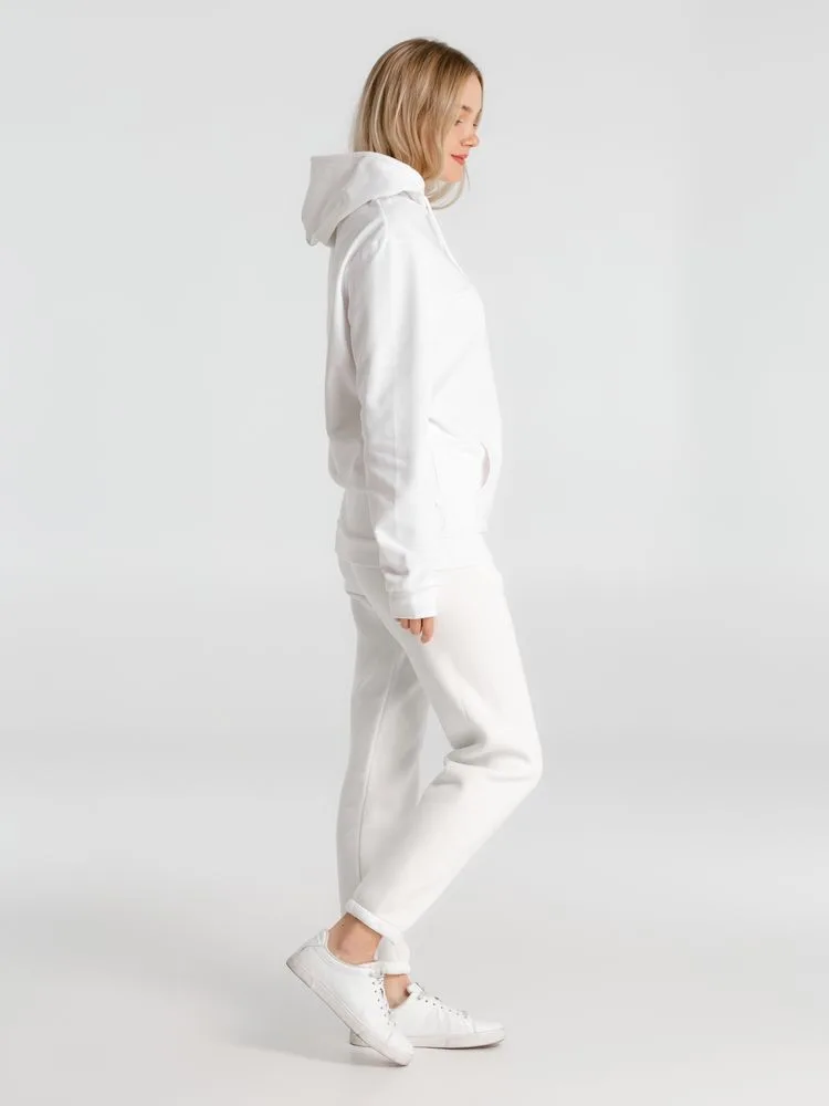 Толстовка с капюшоном унисекс Hoodie, белая