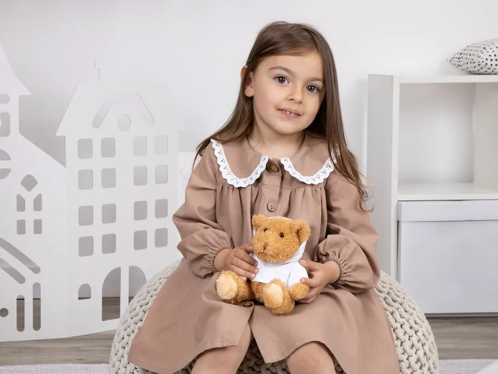 Мягкая игрушка «Мишка Cuddleton» в белом худи