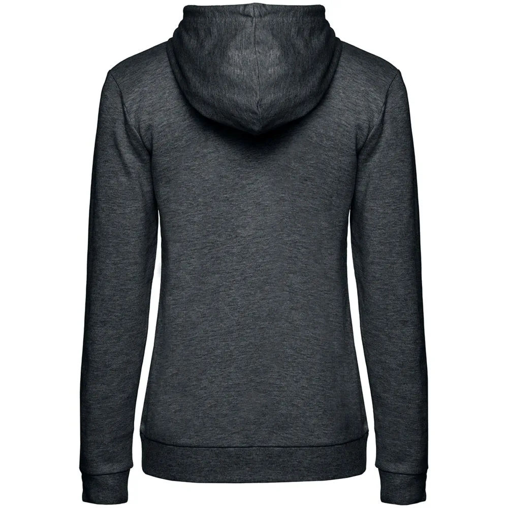 Толстовка с капюшоном женская Hoodie, серый меланж (антрацит)