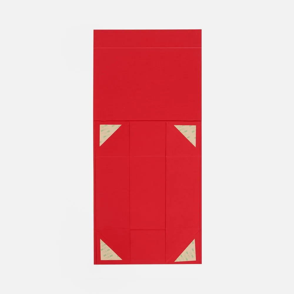 Коробка складная Quadra Fold, красная