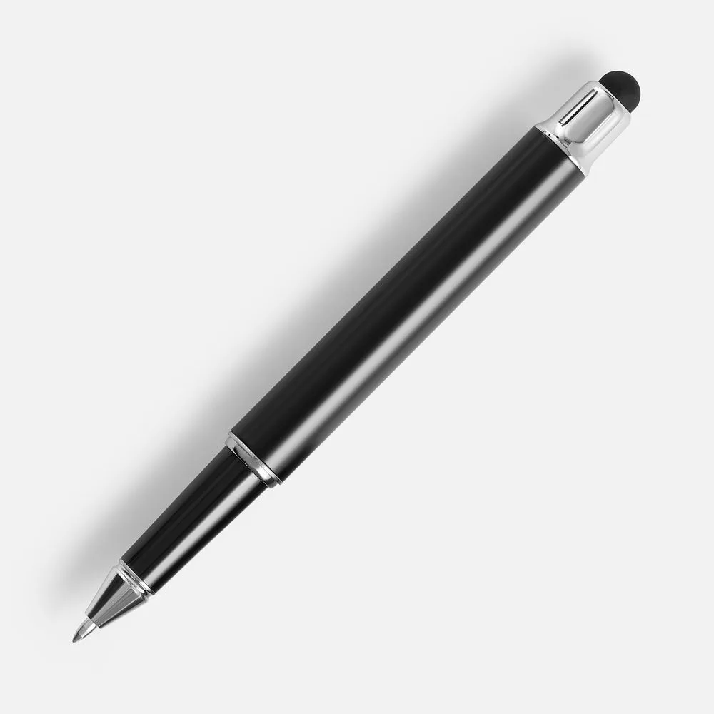 Роллер Scribo со стилусом, матовый черный
