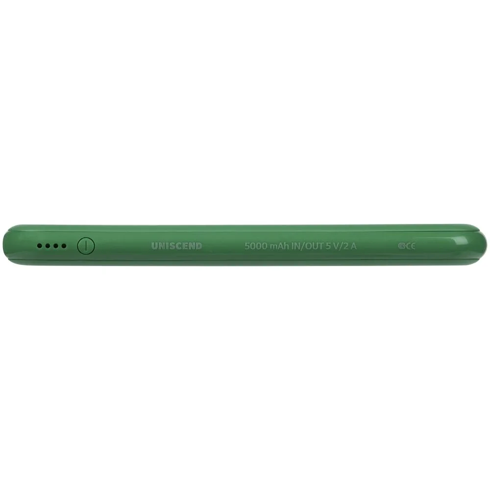 Аккумулятор Uniscend Half Day Type-C 5000 мАч, зеленый