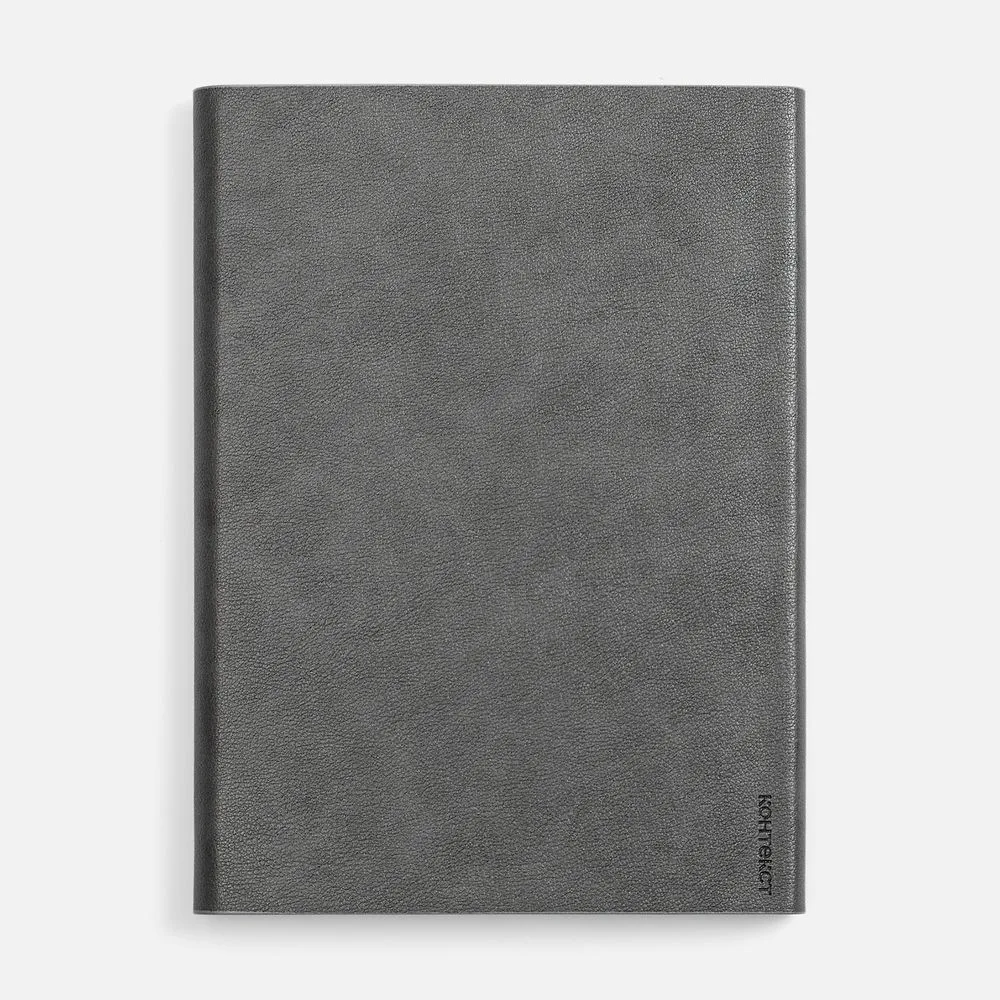 Ежедневник Petrus Flap, недатированный, серый