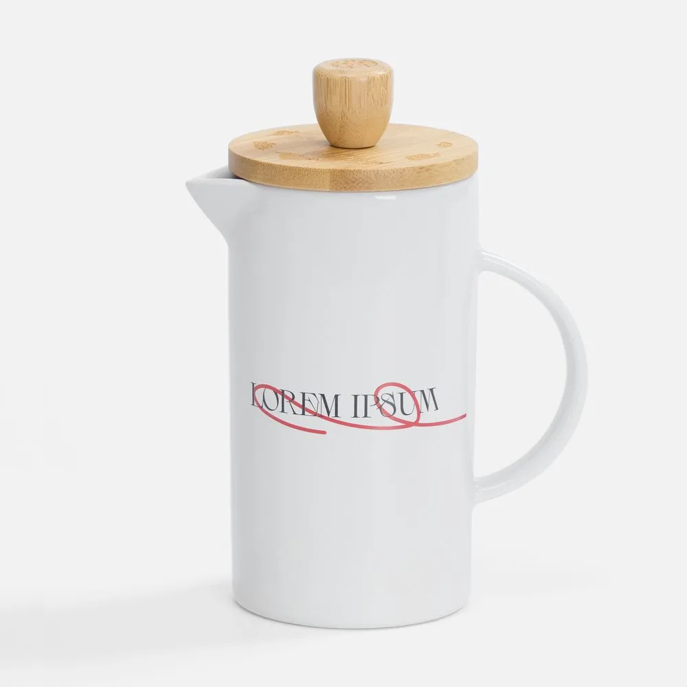 Френч-пресс Ceramero, белый