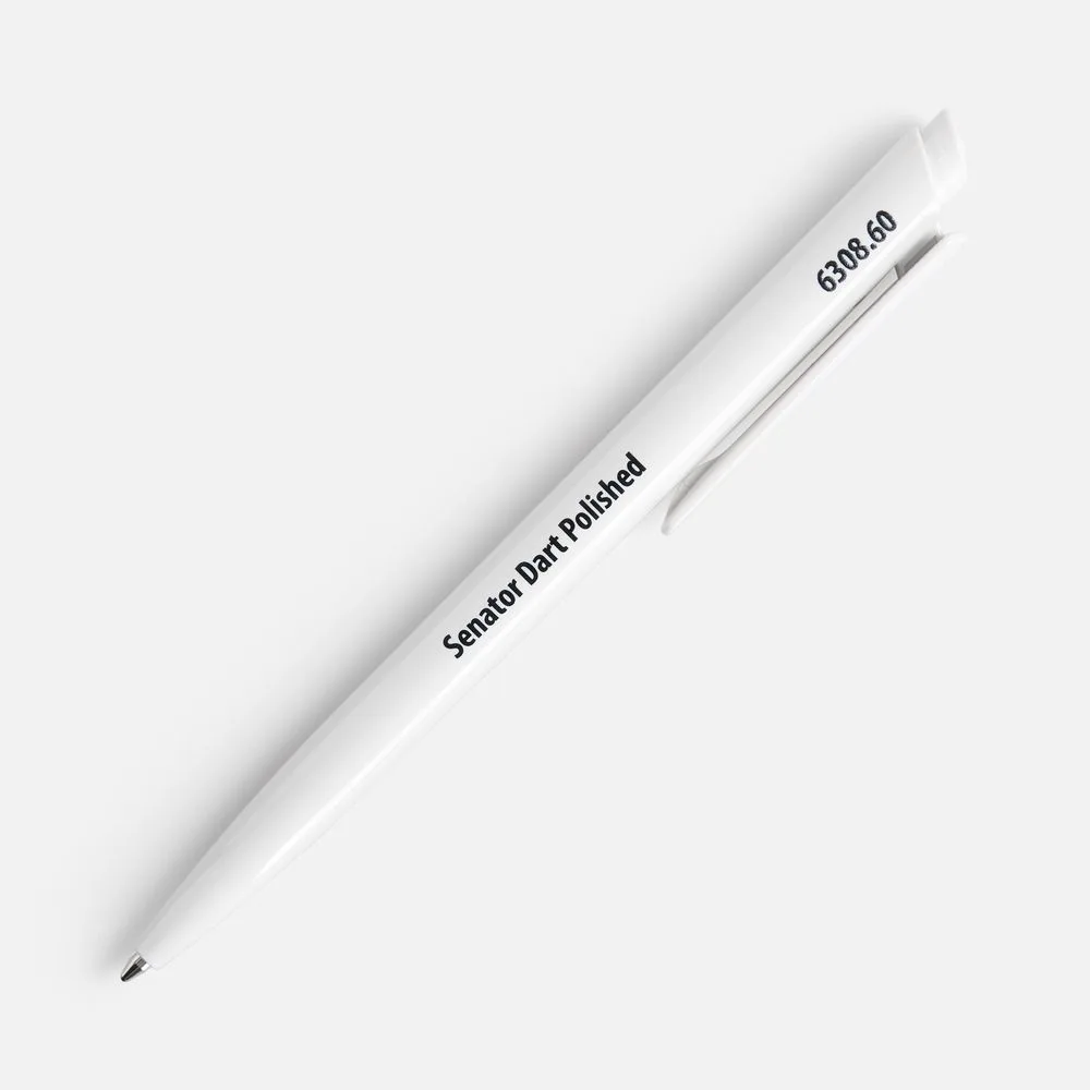 Ручка шариковая Senator Dart Polished, белая