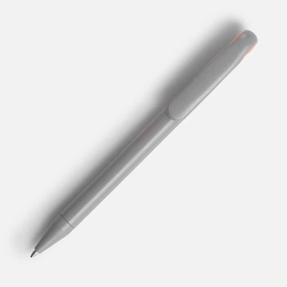 Ручка шариковая Prodir DS1 TMM Dot, серая с оранжевым