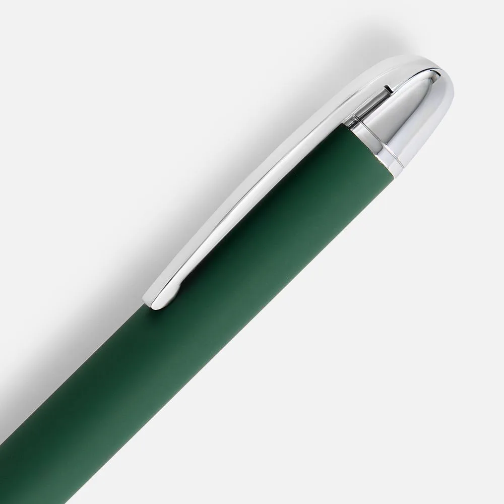 Ручка шариковая Arc Soft Touch, зеленая