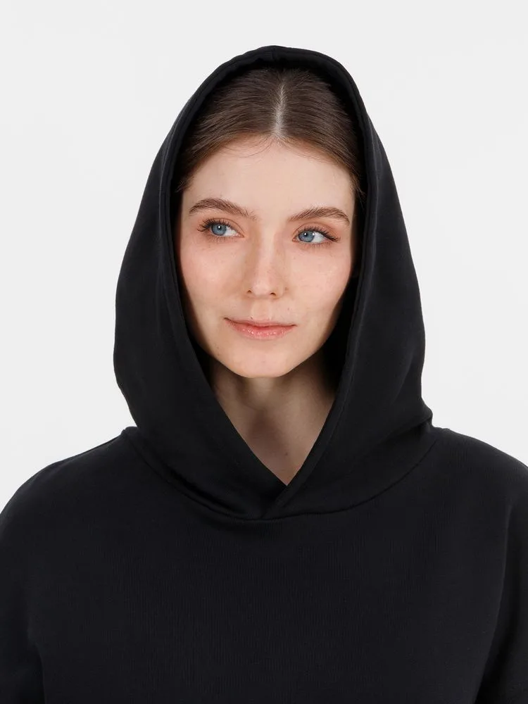 Худи оверсайз унисекс Outshine, черное
