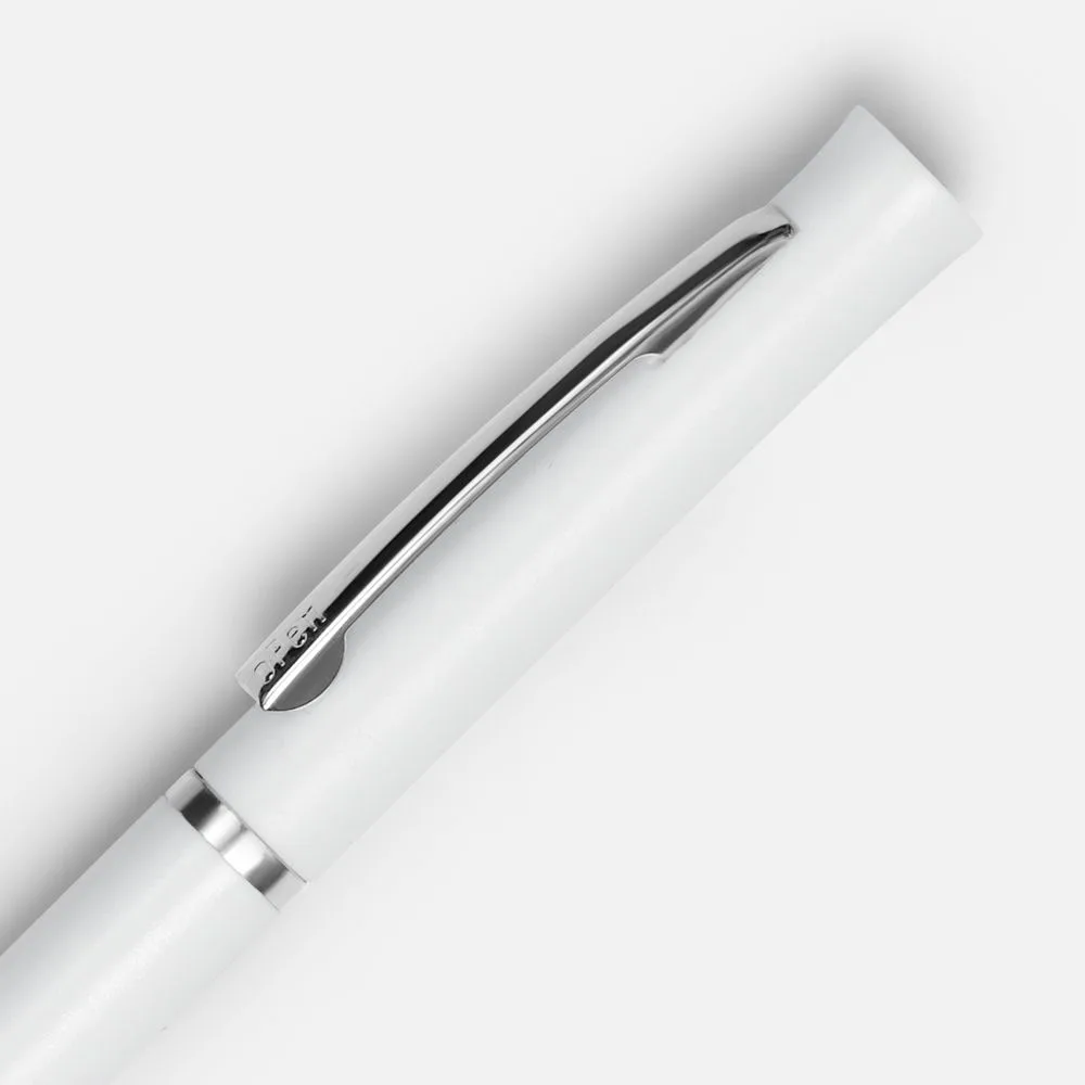 Ручка шариковая Euro Chrome, белая