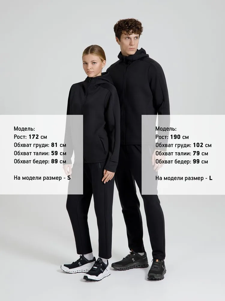 Куртка с капюшоном унисекс Begi, черная