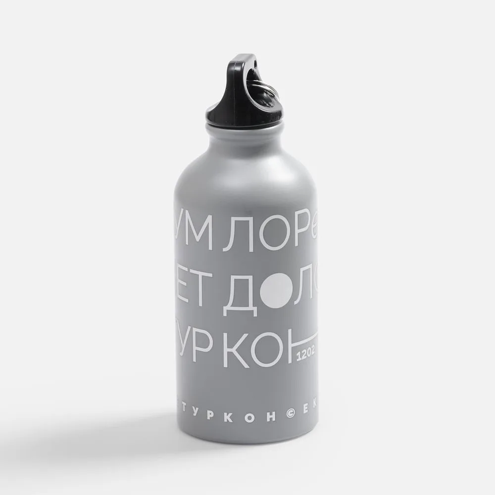 Бутылка для воды Funrun 400, серая