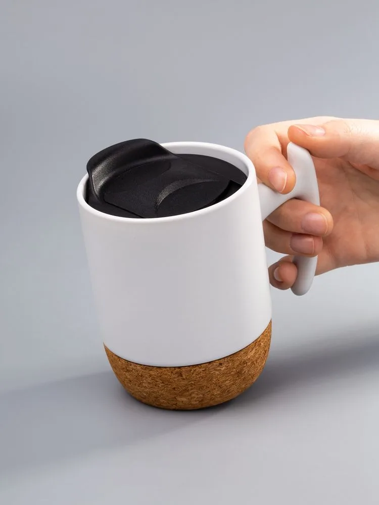 Кружка Corky Grip, белая