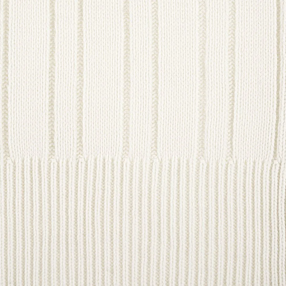 Шарф Knit Beat, белый (молочный)
